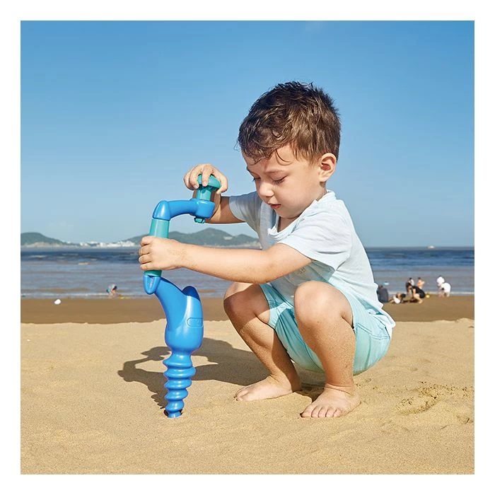 Hape Zandboor Blauw 3 Hape Zandboor Blauw