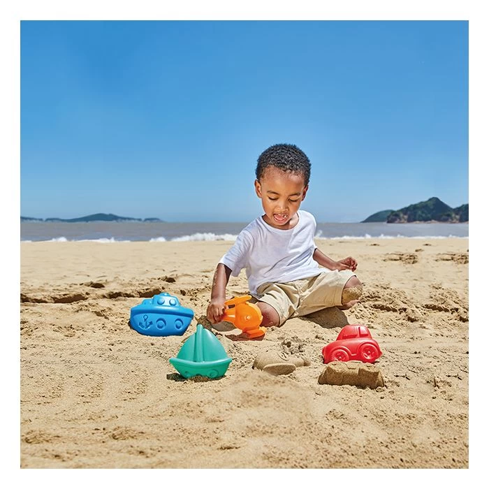 Hape Zandvormen Voertuigen 3 Hape Zandvormen Voertuigen