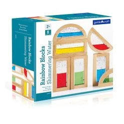 Regenboog Blokken Water