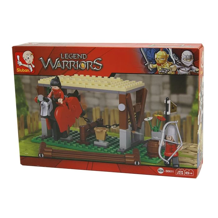 Sluban Bouwsteentjes Paarden Stal 3 Sluban Bouwsteentjes Paarden Stal